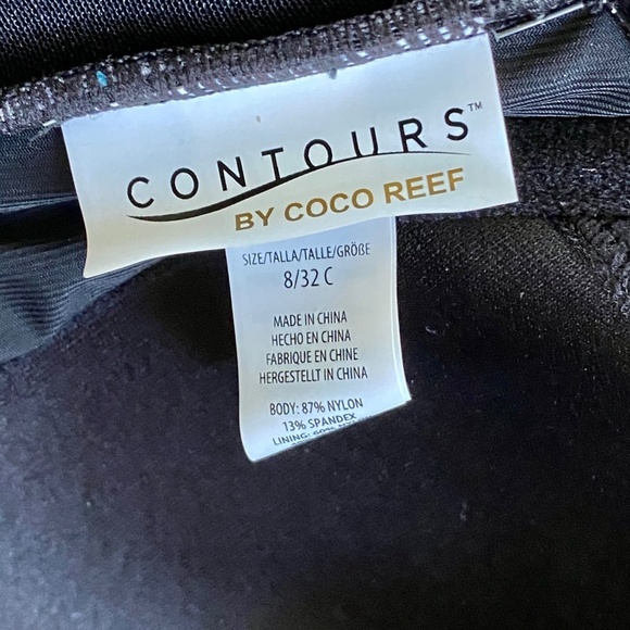 Contours by Coco Reef Diamond Print Wrap Tankini Swim Top – Size 8 Bra Sized 32C - Picture 5 of 12